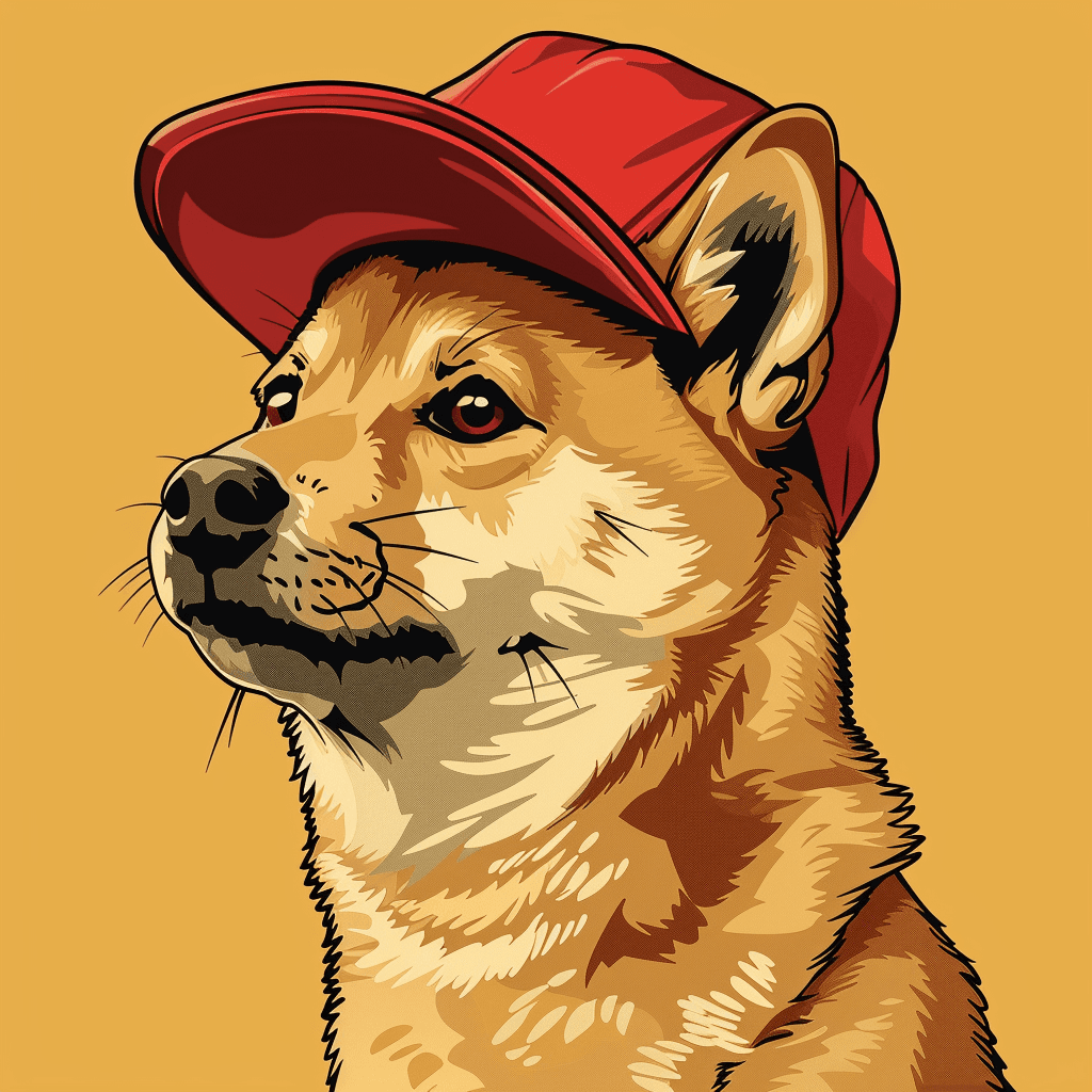 Dog in Red Cap